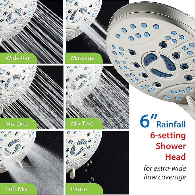 Hotel Spa AquaCare for California As-Seen-On-TV High Pressure Handheld Rain - Image 9