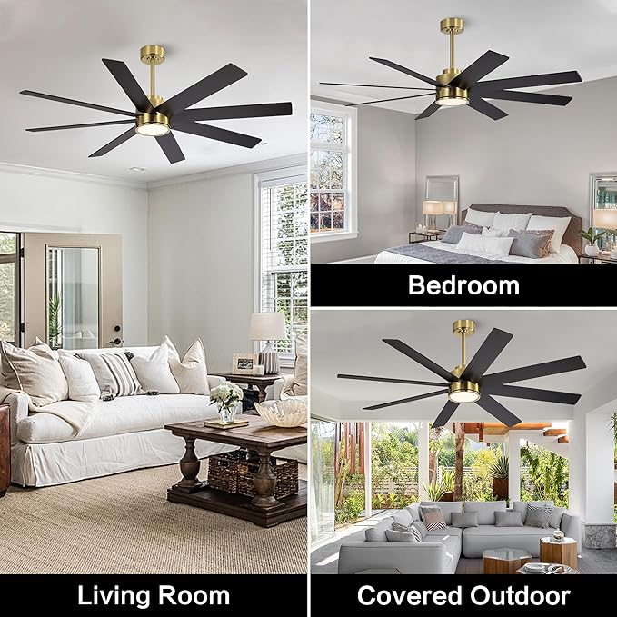 WINGBO 72" Large DC Ceiling Fans - Image 9