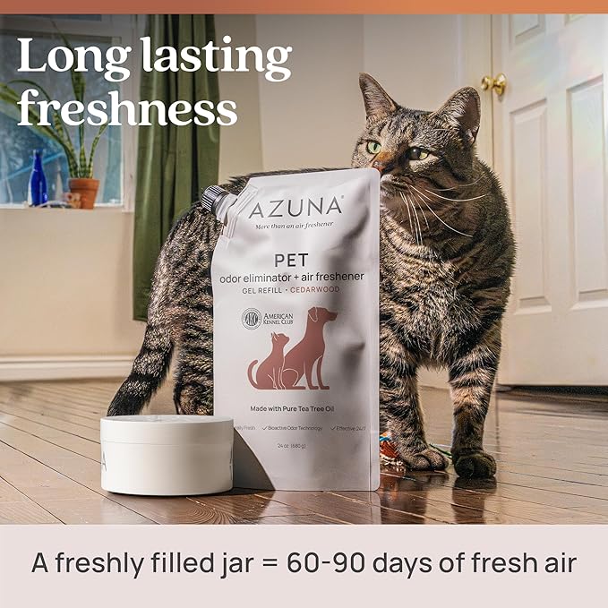 Azuna Pet Odor Eliminator for Strong Odor Gel | Plant Powered Australian Tea - Image 6