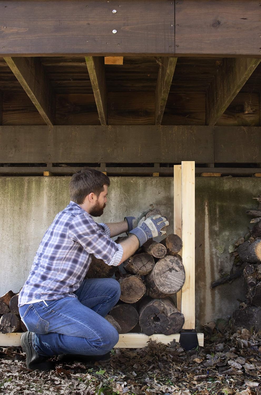 pb4000-onl firewood organizing log stacker, package contents