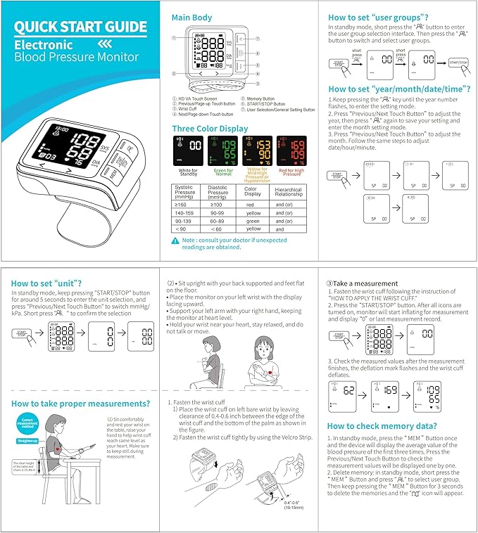 VivaGuard Wrist Blood Pressure Monitor - Image 9