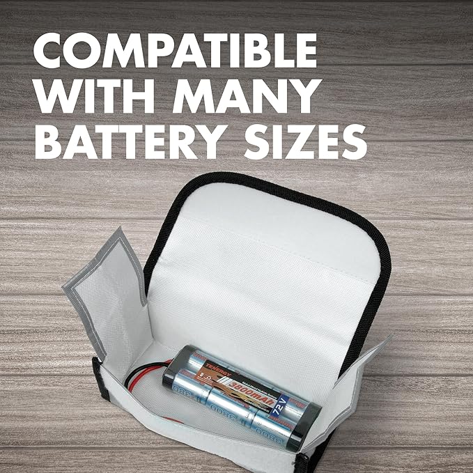 Tenergy 2 Pack, Fire Retardant Lipo Bags, Battery Bags - Image 7