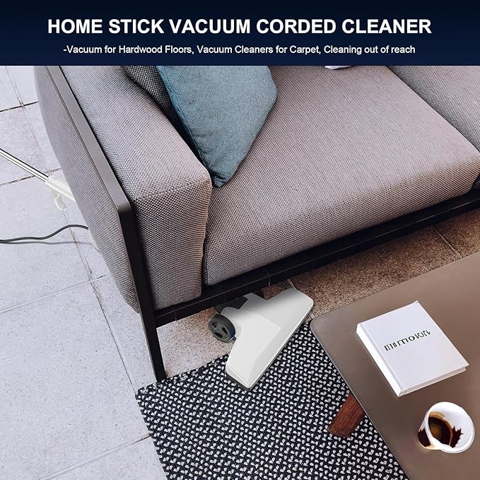 FUNCCUBE Stick Vacuum Cleaner, Corded 2-in-1 Lightweight Vacuum - Image 6