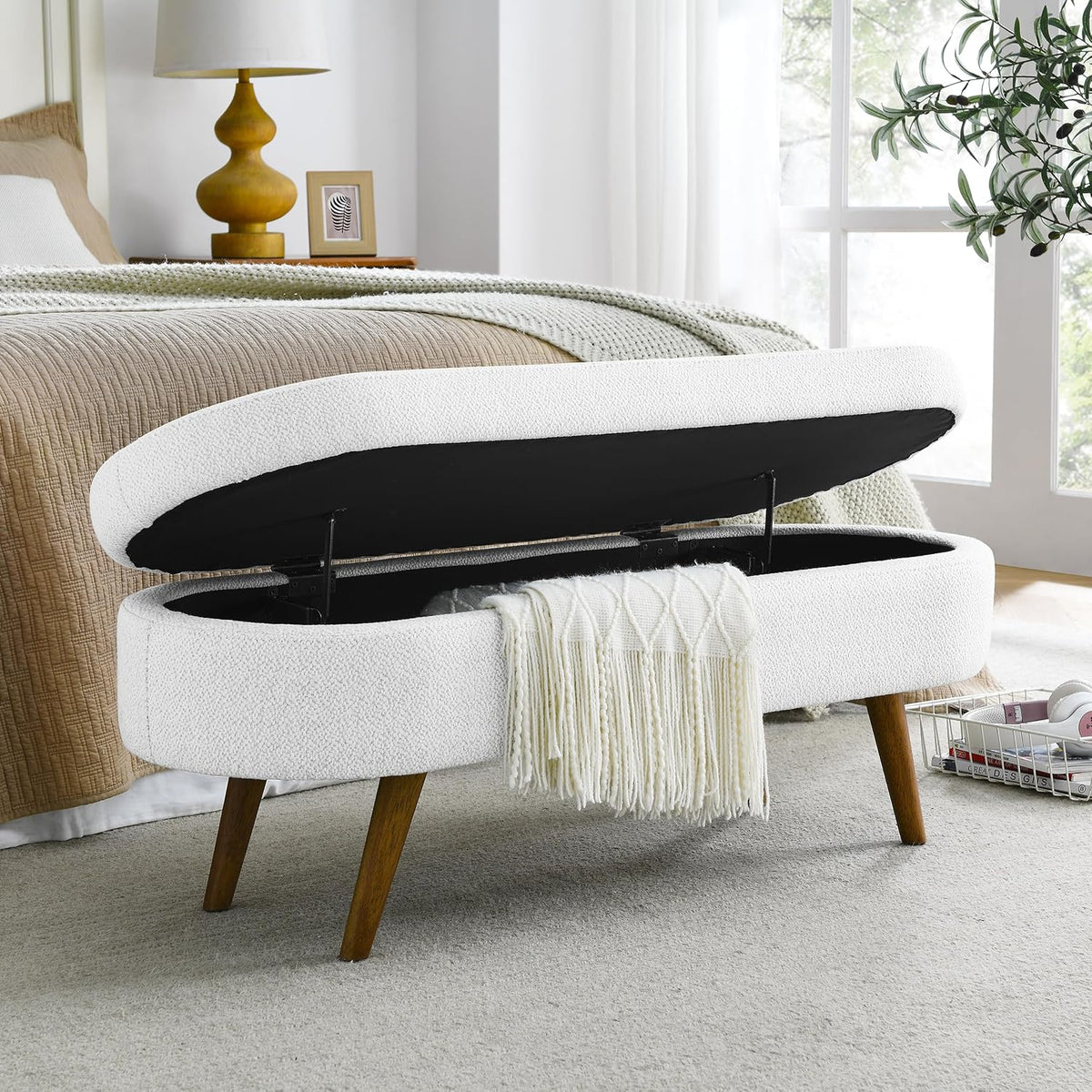 43.5" ottoman with storage, storage ottoman bench with, main product view