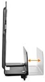 Mount Plus MP-06-02 Cable Box Mount, Modem Mount | Adjustable Wall Mount - Image 2
