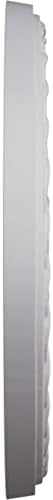 Ekena Millwork CM11PAUWF 11 1/2"OD X 1"P Palmetto Ceiling Medallion, Ultra Pure White