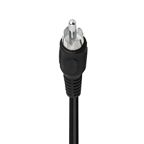 Cmple - One RCA Mono Male to Two Stereo Female Y-Cable, Plug to 2 x Jack - Image 4