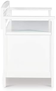 linon laredo storage bench, front angle view