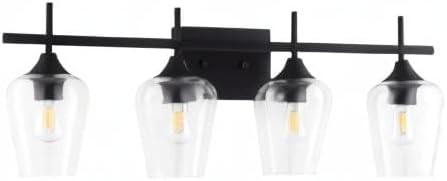 VONLUCE Bathroom Vanity Light, 4 Light Bathroom Light Fixture Over Mirror - Image 10