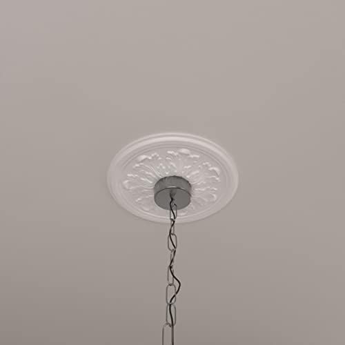 12 3/4"OD x 7/8"P Legacy Acanthus Ceiling Medallion (Fits Canopies up to 3 1/2") (color may vary)