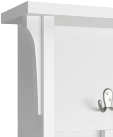 bush home salinas hall tree with shoe storage, front angle view