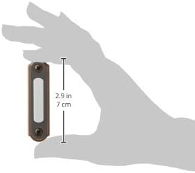 Heath Zenith SL-257-02 Wired Push Button, Oiled-Rubbed Bronze