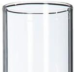 B&P Lamp® 3 Inch by 10 Inch Regular Style Glass Lamp Chimney with 3/4 Frosted Design for Vintage and Antique Style Globes