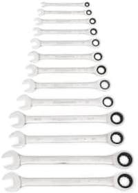GEARWRENCH 13 Piece 12 Point Ratcheting Combination Wrench Set SAE | 9312