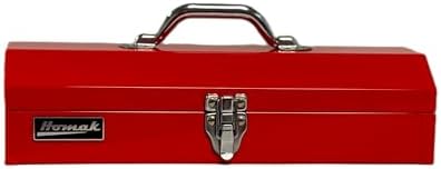 homak tool box, 16" portable steel small tool on a desk or shelf