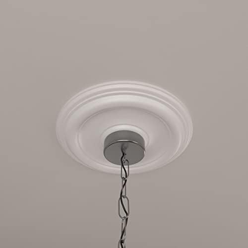 Ekena Millwork CM12TR Traditional Ceiling Medallion (Fits Canopies up to 2 3/4")12"OD x 1"P Primed 1 each