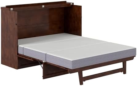 afi, alpine queen wood murphy bed chest with, view 15