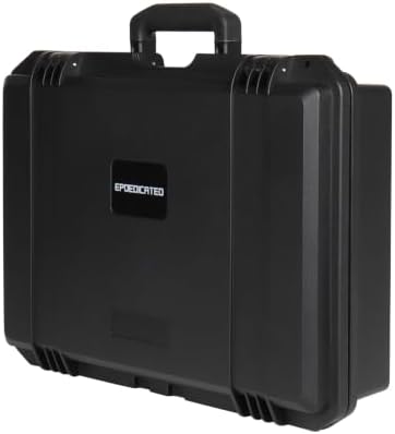 ip67 waterproof protective hard case with custom foam showing dimensions