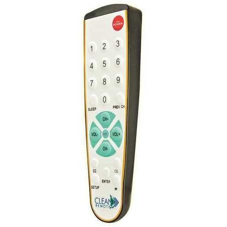 CLEAN REMOTE CR3BCB TV Remote Control, Spillproof by CLEAN+REMOTE
