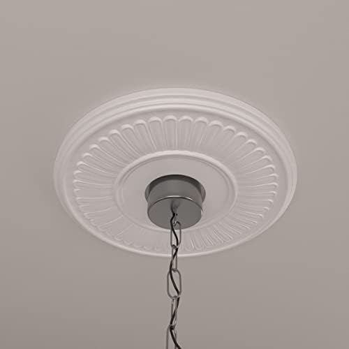 15 3/4"OD x 3 7/8"ID x 3/4"P Berkshire Ceiling Medallion (Fits Canopies up to 7")