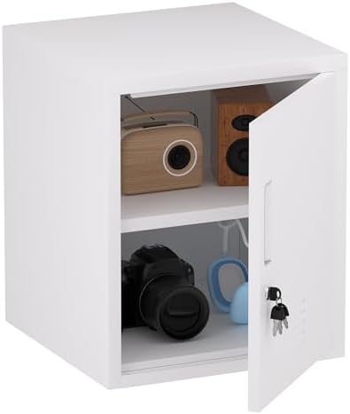 jingur metal storage locker with lockable door, 18.9, view 9
