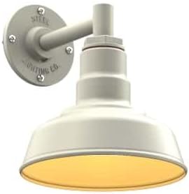 Steel Lighting Co. Hawthorne Barn Light | Outdoor Wall Mounted | 8 inch Dome | by SteelLightingCo
