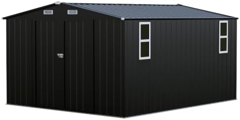 lausaint home 10 x 12 ft outdoor storage, view 9