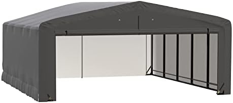 shelterlogic sheltertube garage & storage shelter, 20' x, view 11