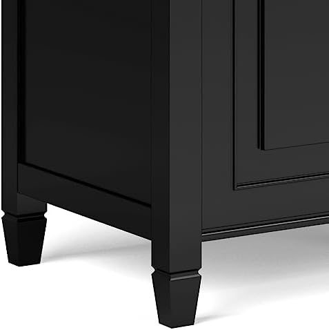 simplihome connaught 51" wide solid wood trunk bench, view 10