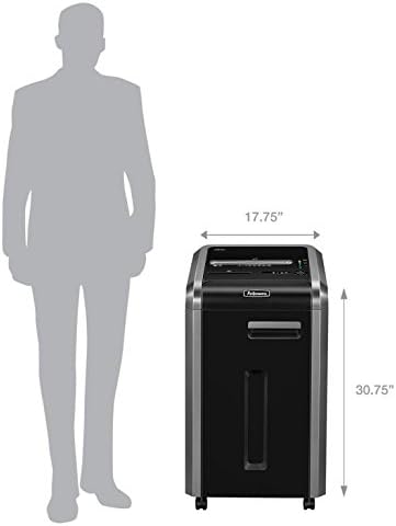 Fellowes Powershred 225Ci 22-Sheet 100% Jam-Proof Crosscut Paper Shredder - Image 3