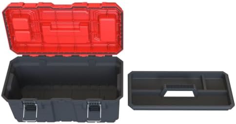 tools box, deep lockable toolbox, 18.7 * 9.9, close-up detail