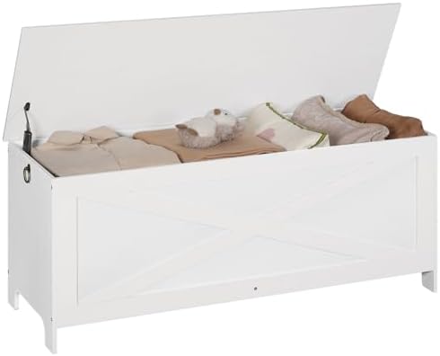 mahancris 47.2" storage chest with lid, storage bench, view 9