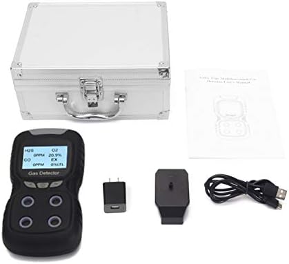 Vzmcov 4 in 1 Gas Detector, Rechargeable Portable 4 in 1 Gas Clip 4-Gas Monitor - Image 7