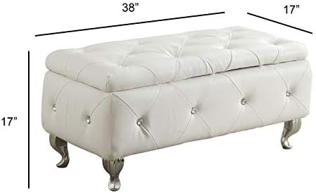 ac pacific glam ultra modern leather bonded upholstered, close-up detail
