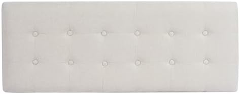 spatial order 46" tufted storage bench - cream, view 10