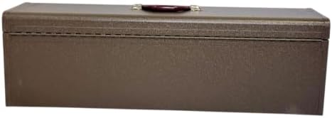homak 32-inch industrial steel toolbox, brown wrinkle powder, side view