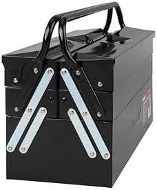 pro-lift steel tool box – 21-inch 5-tray cantilever showing dimensions