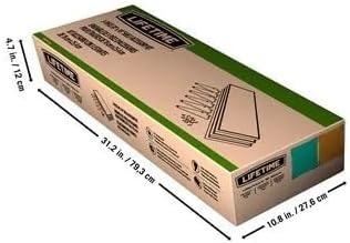 lifetime 0130 30"x10" shelf kit 3-pack for lifetime, close-up detail
