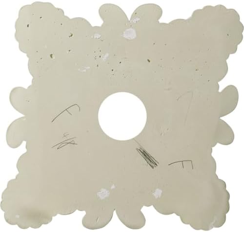 Ekena Millwork CM18CR Crawley Ceiling Medallion, 18"W x 18"H x 3 1/4"ID x 1 1/2"P, Factory Primed