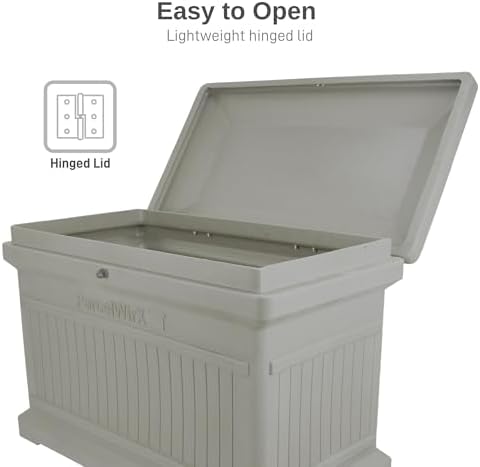 rts home accents parcelwirx premium horizontal storage cabinet/package showing dimensions