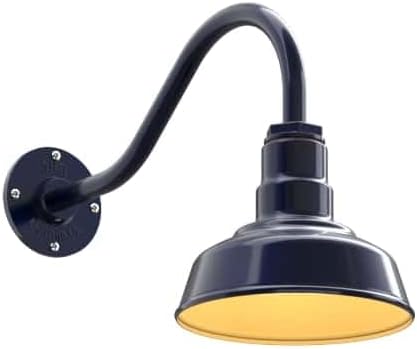 Steel Lighting Co. Hawthorne Barn Light | Outdoor Wall Mounted | 8 inch Dome | by SteelLightingCo