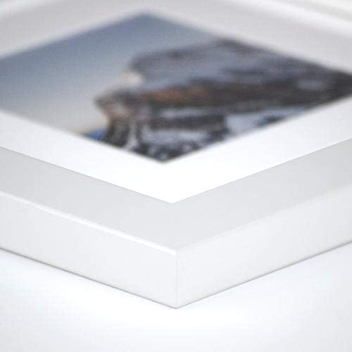 Frame It Easy 33 x 19 White Wood Frame - Image 3