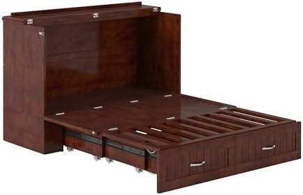 afi, southampton murphy bed chest full with 6", view 17