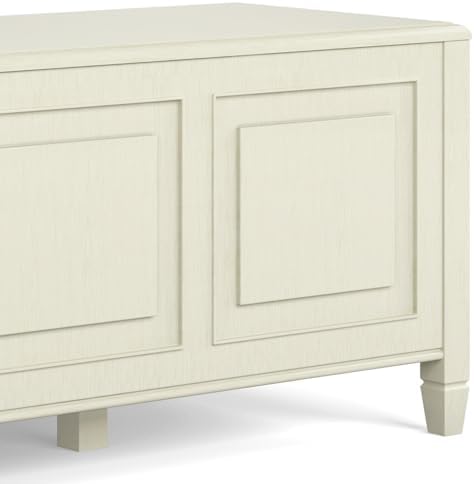 simplihome connaught 51" wide solid wood trunk bench, view 11