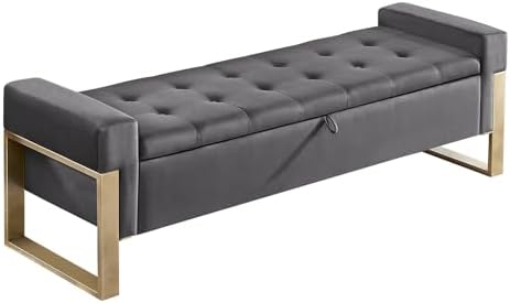 end of bed storage bench, 67'' benches for, view 9