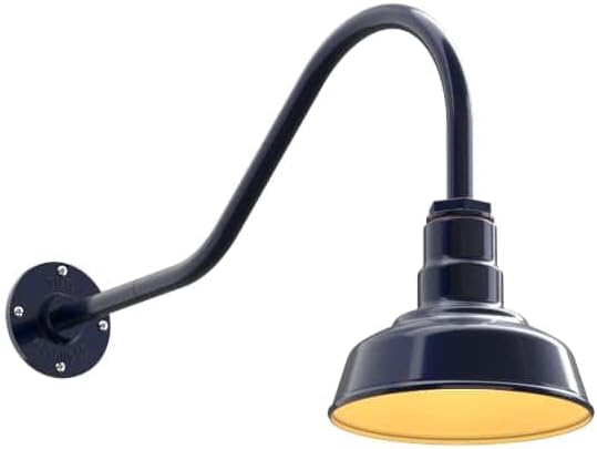 Steel Lighting Co. Hawthorne Barn Light | Outdoor Wall Mounted | 8 inch Dome | by SteelLightingCo
