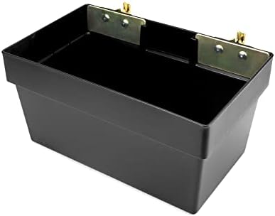 qwork heavy duty track basket | 2 pack shown in use