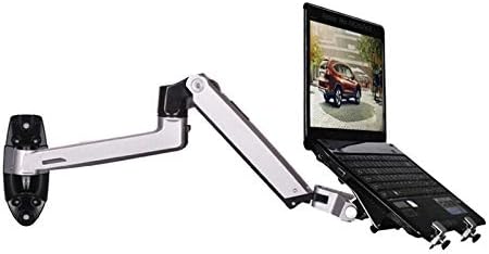 NBGYS XSJ8012WT Aluminum Alloy Mechanical Spring Arm Wall Mount Laptop Holder by Unknown