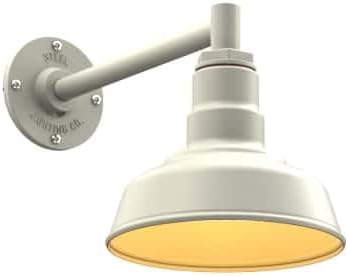 Steel Lighting Co. Hawthorne Barn Light | Outdoor Wall Mounted | 8 inch Dome | by SteelLightingCo