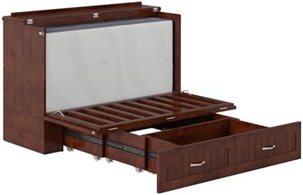 afi, southampton murphy bed chest full with 6", view 13